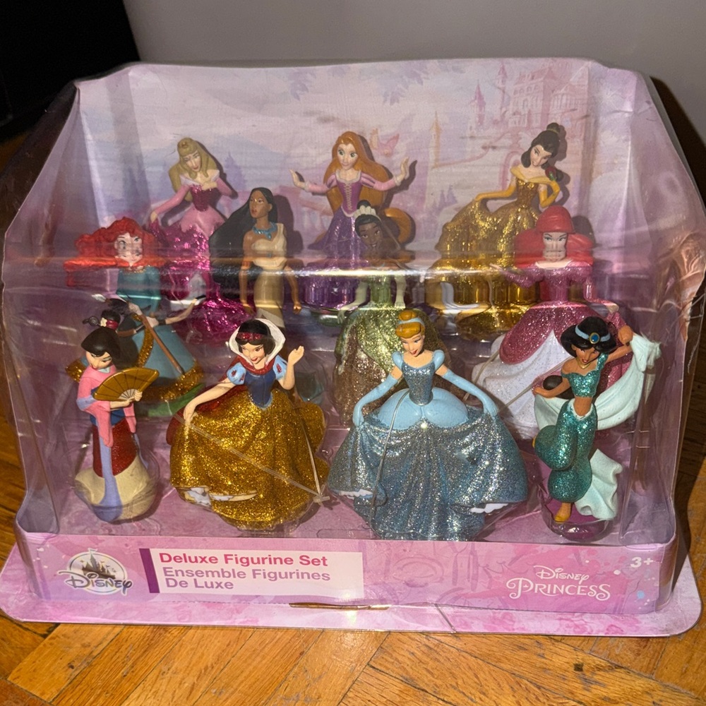 Disney Princess Glitter Figurine Collection
